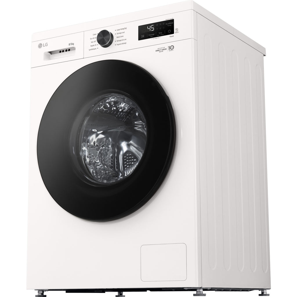Lave linge séchant hublot LG F854B16WHS