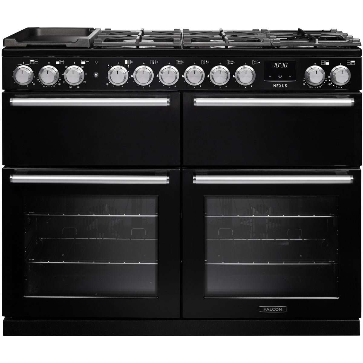 Piano de cuisson mixte FALCON NEXUS NGC BC TAB MIX 110 CM NOIR CHROME