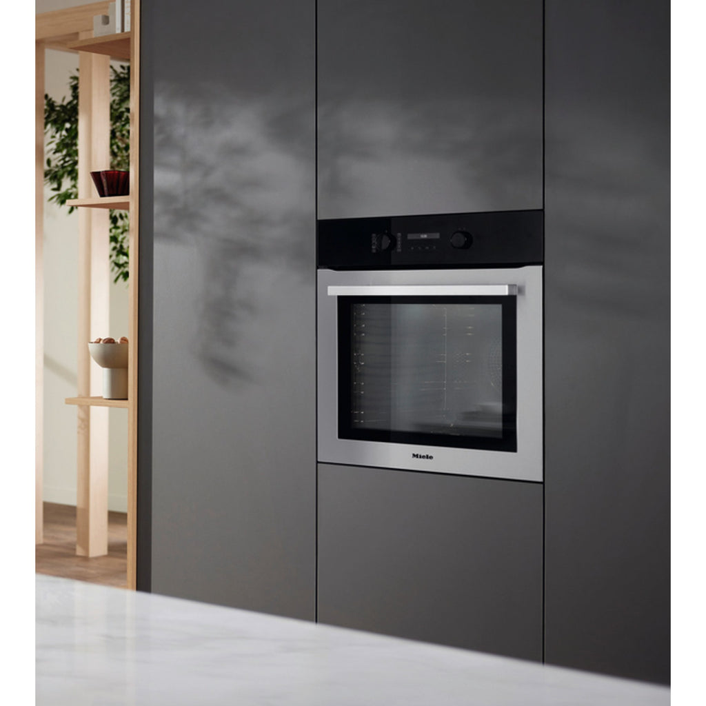 Four encastrable MIELE H 2761 BP - Pyrolyse - Chaleur pulsée - Porte froide - Rails télescopiques