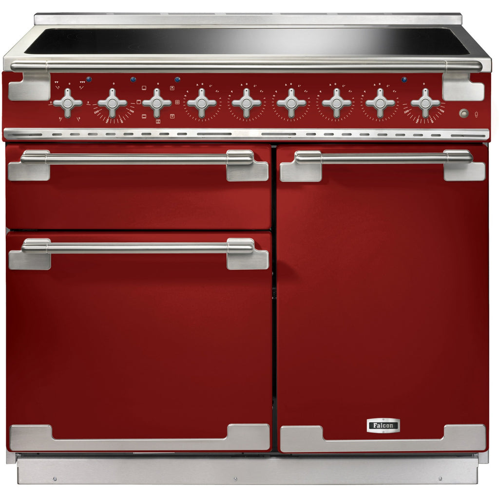 Piano de cuisson induction FALCON ELISE100 INDUC ROUGE CERISE