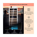 Cave à vin de service KLARSTEIN Vinamour 73 Duo 192L - Argent