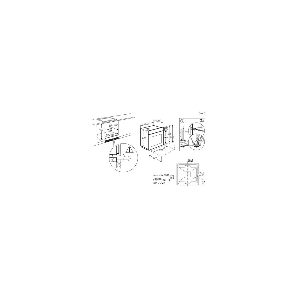Four encastrable ESSENTIELB EFMC65N1 - Catalyse - Chaleur tournante