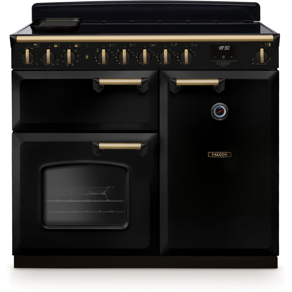Piano de cuisson induction FALCON NGC TAB IND 100 CM NOIR LAITON ANTIQUE