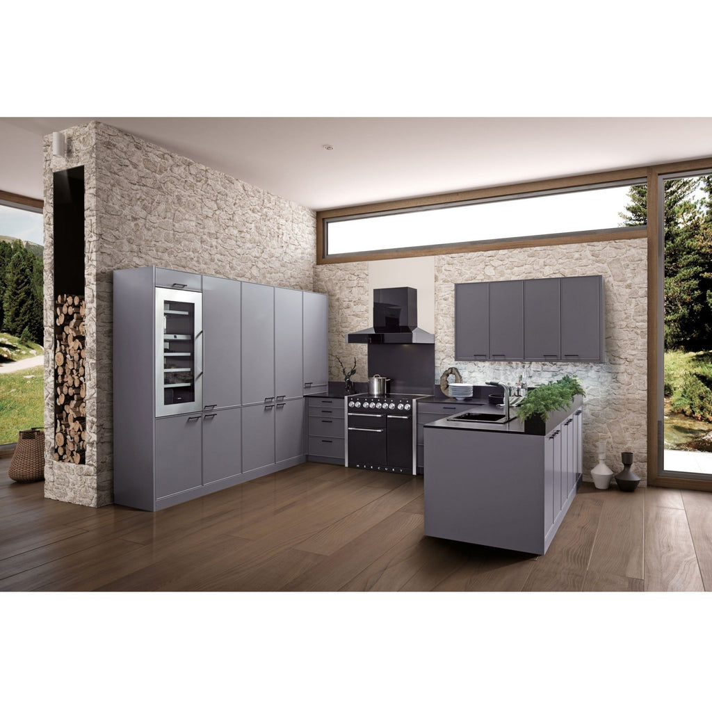 Piano de cuisson induction FALCON Semi Pro MERCURY 100 NOIR MAT INOX POLI