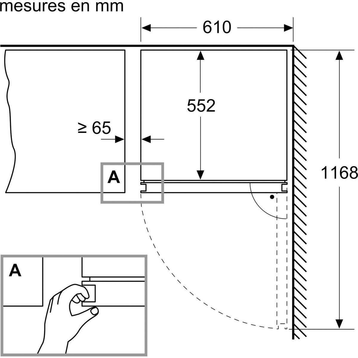 Cave à vin de service BOSCH KWK36ABGA