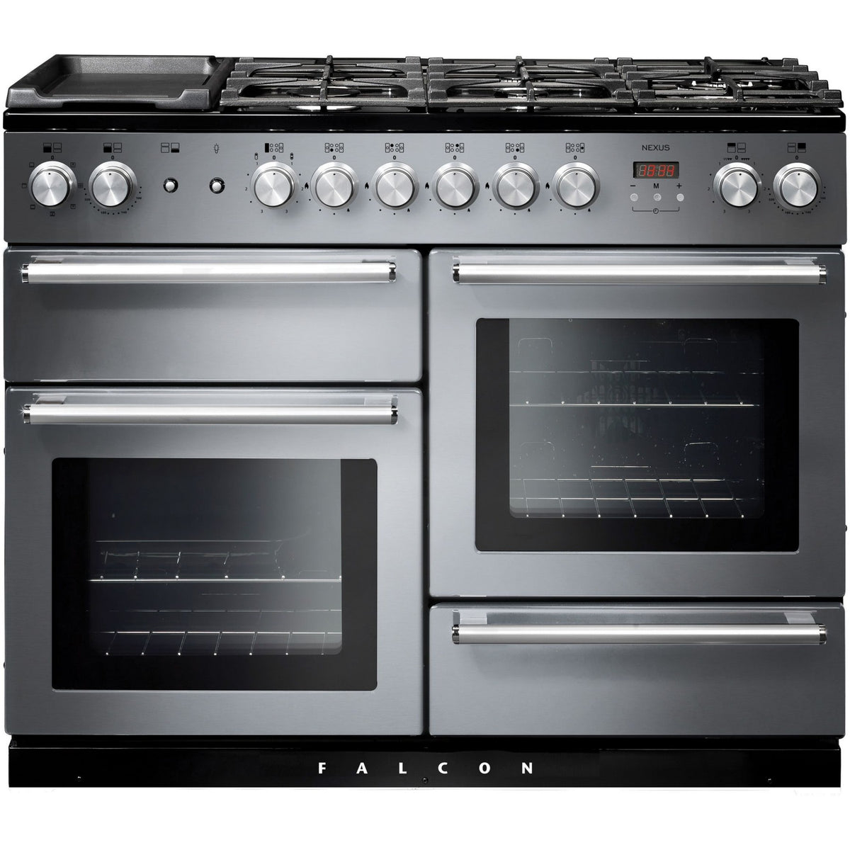 Piano de cuisson induction FALCON NEXUS 110cm Inox/chrome