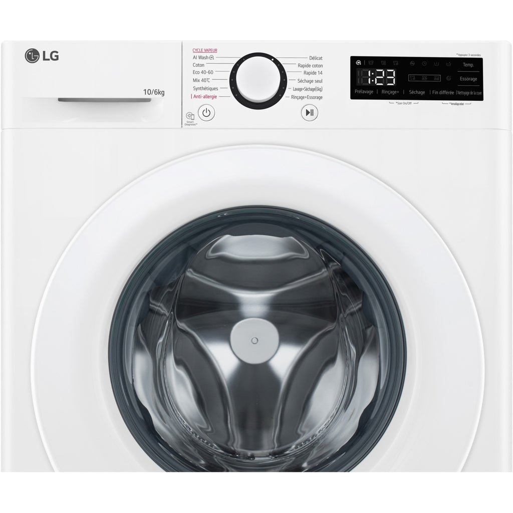 Lave linge séchant hublot LG F164R33WRS