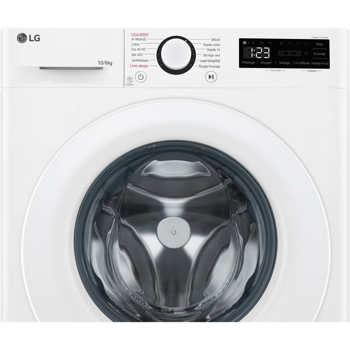 Lave linge séchant hublot LG F164R33WRS
