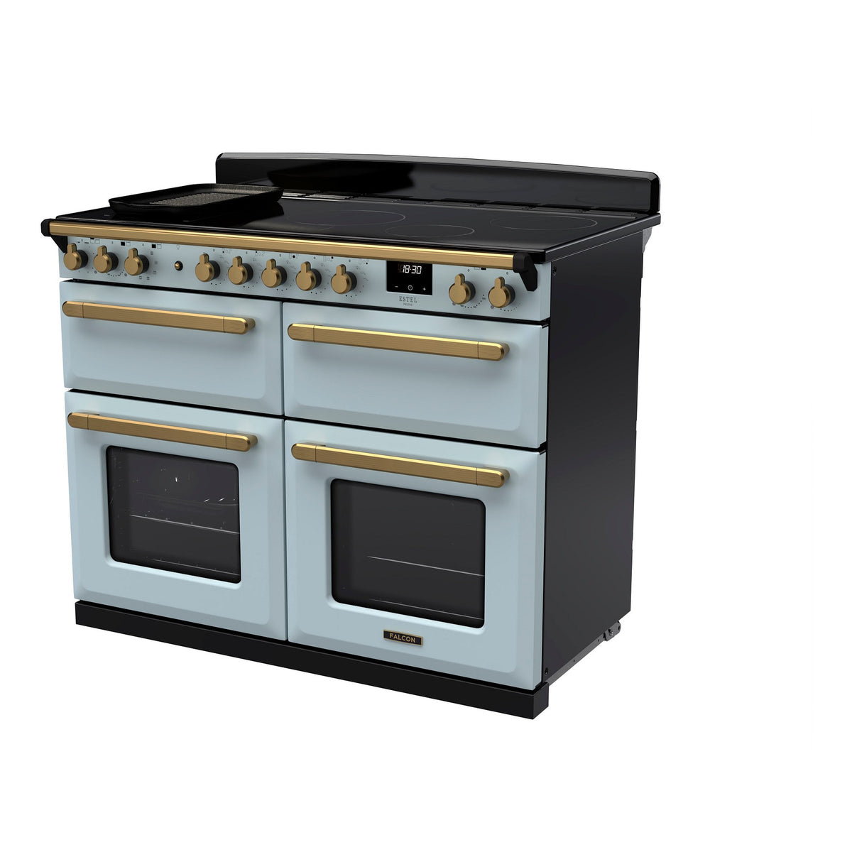 Piano de cuisson induction FALCON ESTEL DELUXE BCTAB IND 110 CM BLEU PASTE