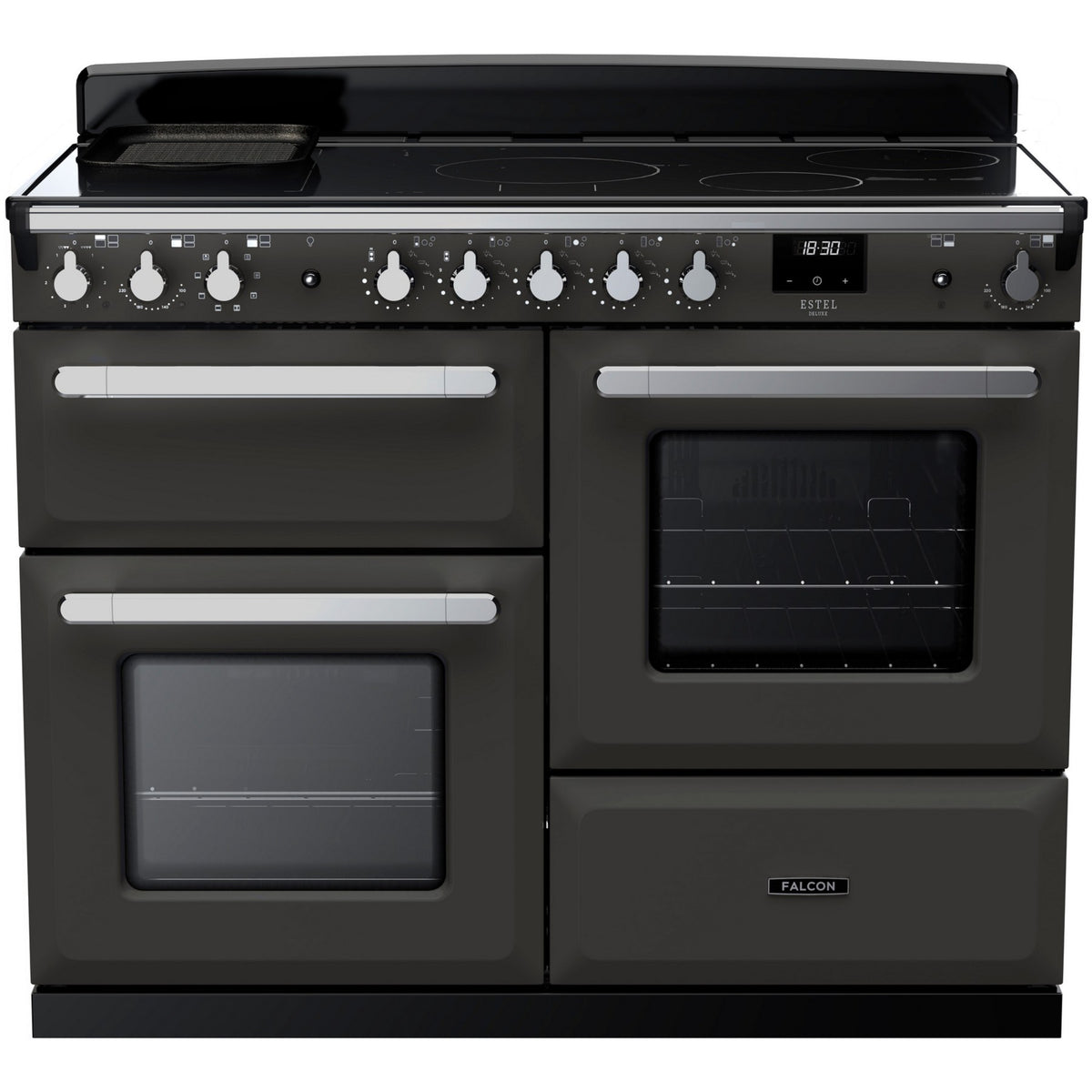 Piano de cuisson induction FALCON ESTEL DELUXE OCTAB IND 110 CM ARDOISE CH