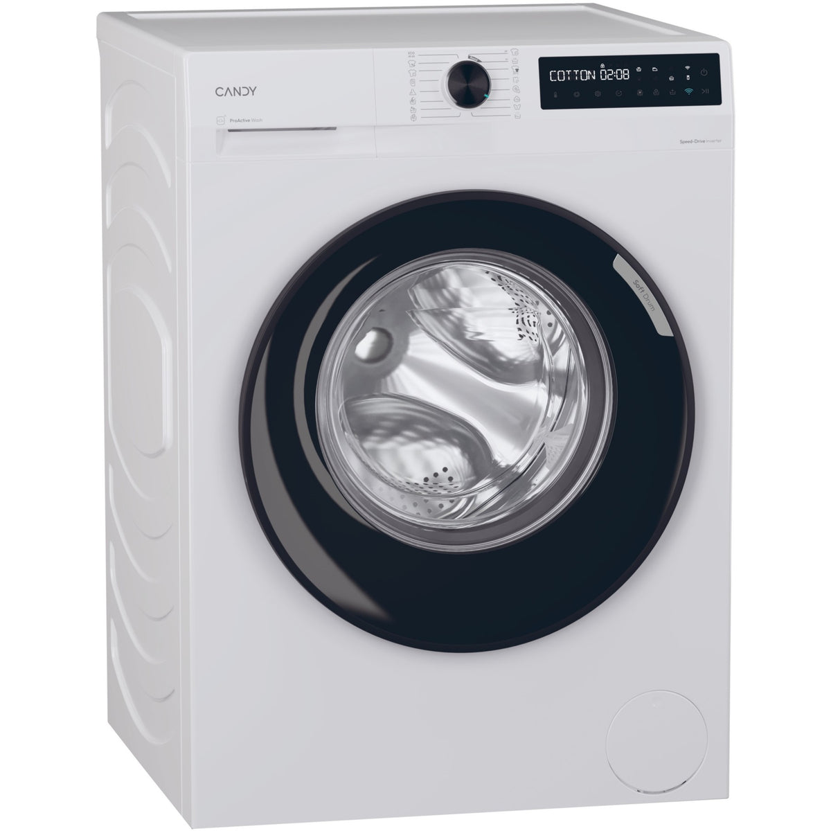 Lave linge hublot CANDY BR 49B8-S - 9 kg - 1400 tr/min - Classe A - Vapeur - Connecté