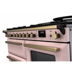 Piano de cuisson mixte FALCON ESTEL DELUXE OC TAB MIX 110 CM ROSE PAS