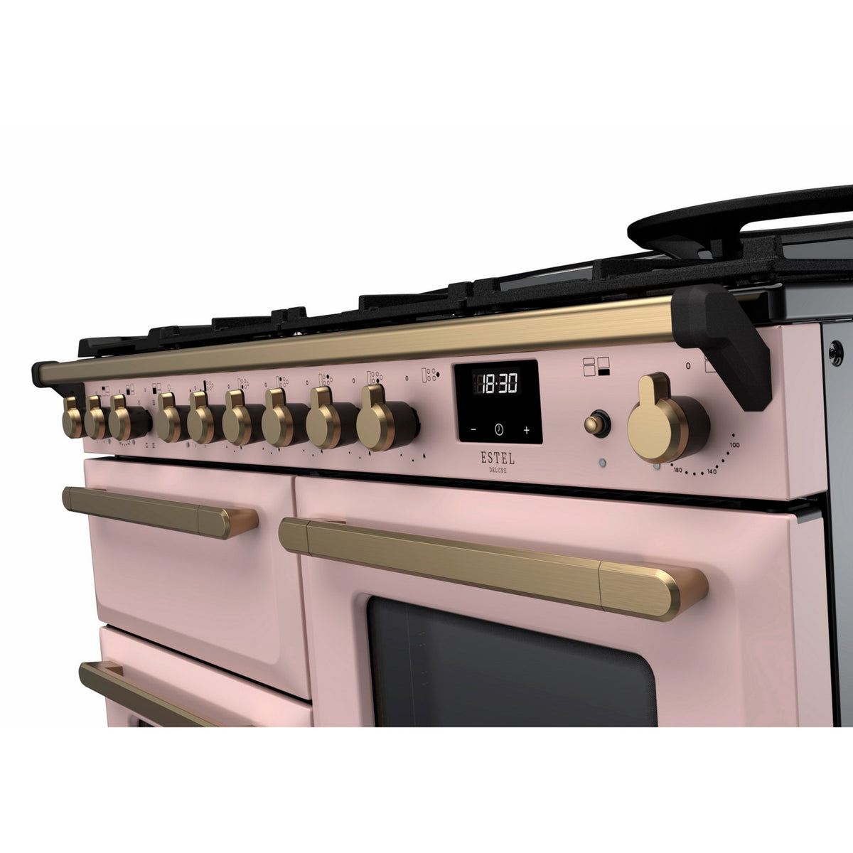 Piano de cuisson mixte FALCON ESTEL DELUXE OC TAB MIX 110 CM ROSE PAS