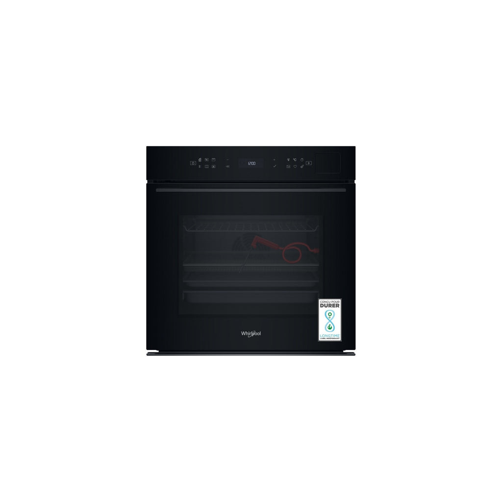 Four encastrable fonction vapeur WHIRLPOOL WOI7A8FPT1SBAF - Pyrolyse - Chaleur tournante - Combiné vapeur - Porte froide
