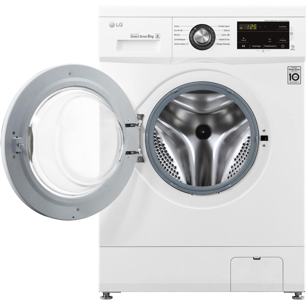 Lave linge hublot LG F84M22WH Reconditionné