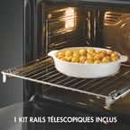 Four encastrable SMEG SFP67C1TPO - Pyrolyse - Chaleur pulsée - Porte froide - Rails télescopiques