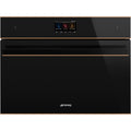 Four micro onde combiné SMEG SO4604M2PNR - Hydrolyse - Rails télescopiques