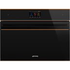 Four micro onde combiné SMEG SO4604M2PNR - Hydrolyse - Rails télescopiques