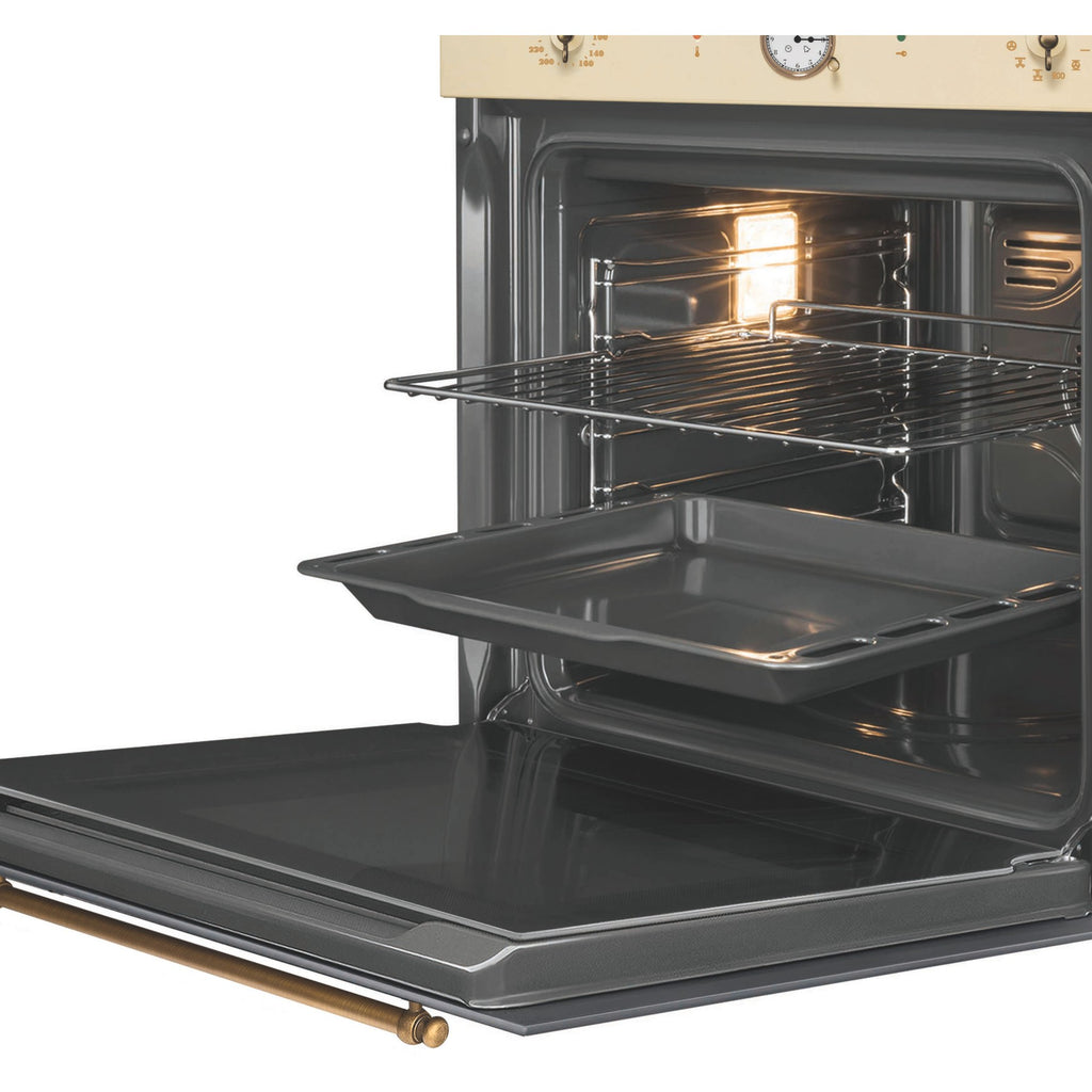 Four encastrable SMEG SFP68C1TPO - Pyrolyse - Chaleur pulsée - Porte froide - Rails télescopiques