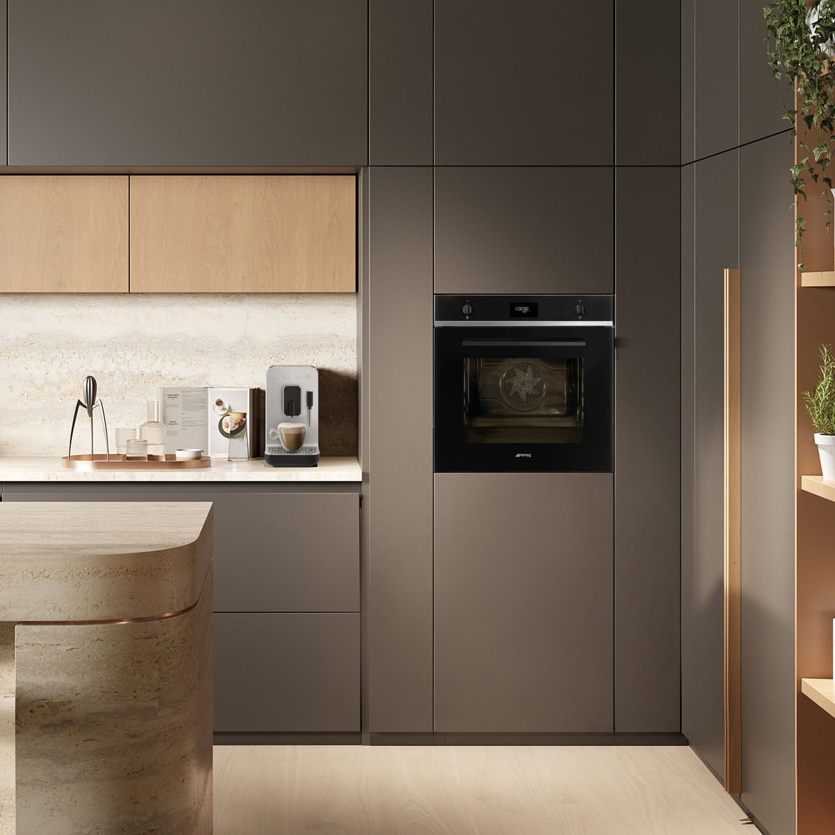 Four encastrable SMEG SFP641PNO1 - Pyrolyse - Chaleur tournante - Porte froide - Rails télescopiques