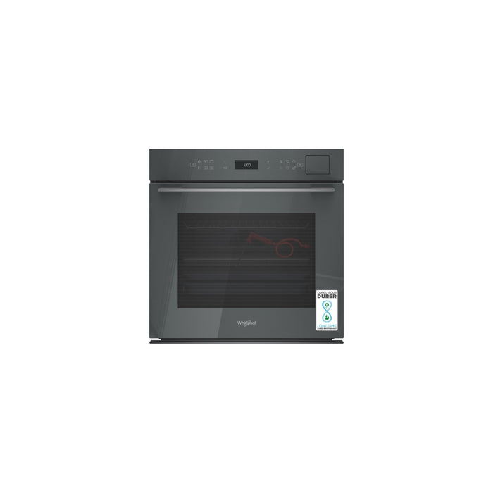 Four encastrable fonction vapeur WHIRLPOOL WOI7A8FPT1SSGAF - Pyrolyse - Chaleur tournante - Combiné vapeur - Porte froide