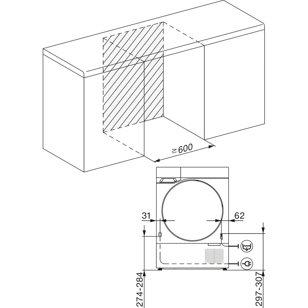 Sèche linge pompe à chaleur MIELE TQ 1000 WP Nova Edition