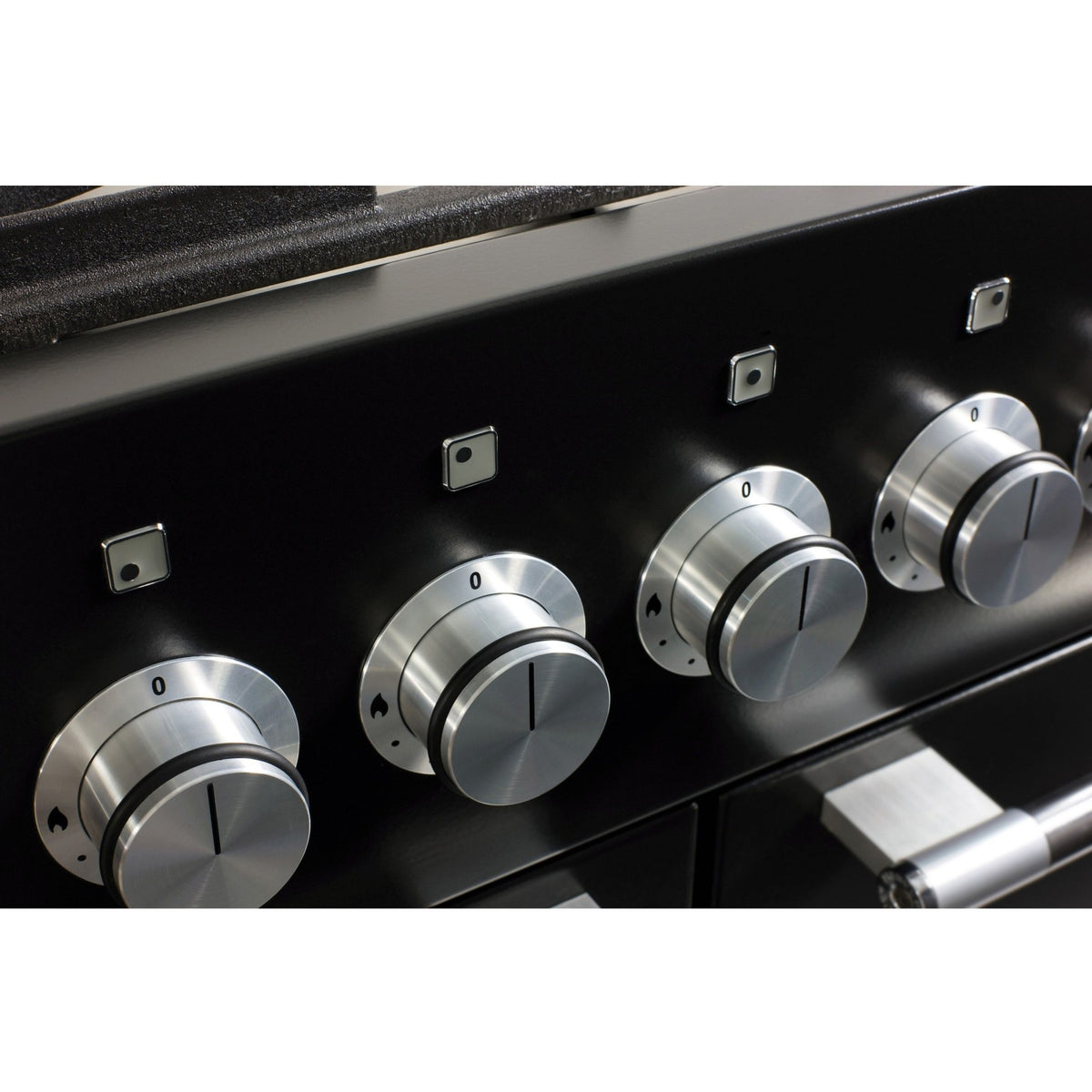 Piano de cuisson gaz FALCON Semi Pro MERCURY 110 NOIR BRILLANT INOX