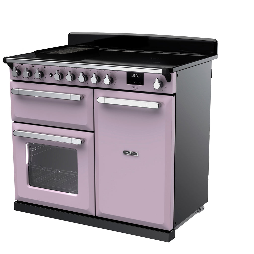 Piano de cuisson induction FALCON ESTEL DELUXE TAB IND 100 CM PARME CHROME