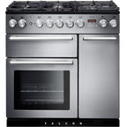 Piano de cuisson gaz FALCON NEXUS 90 INOX CHROME SATINÉ
