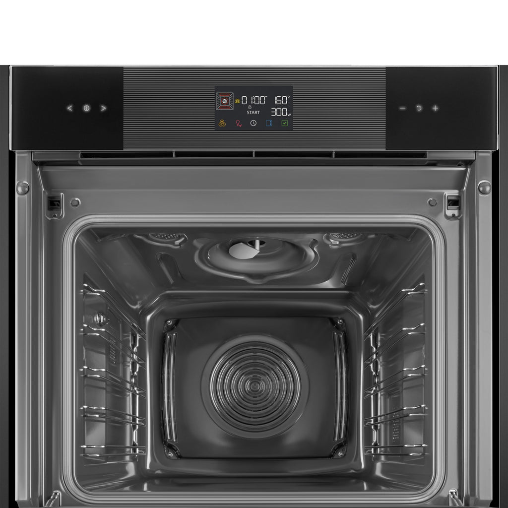 Four micro onde combiné SMEG SO6102M2B3 - Hydrolyse - Porte froide - Rails télescopiques - Écran tactile