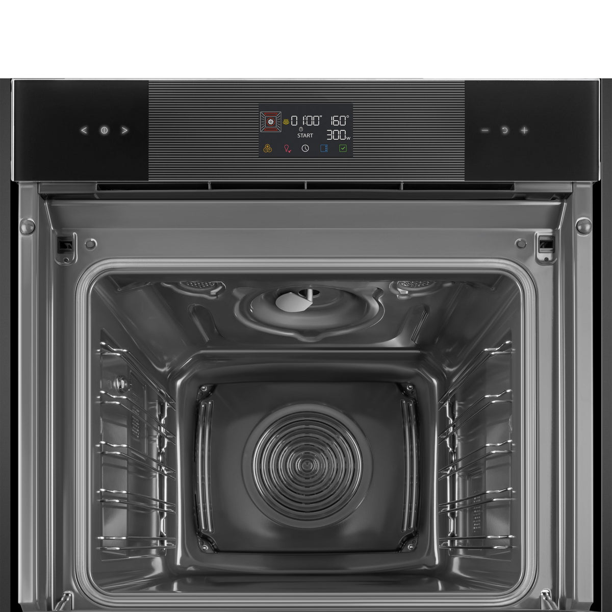 Four micro onde combiné SMEG SO6102M2B3 - Hydrolyse - Porte froide - Rails télescopiques - Écran tactile