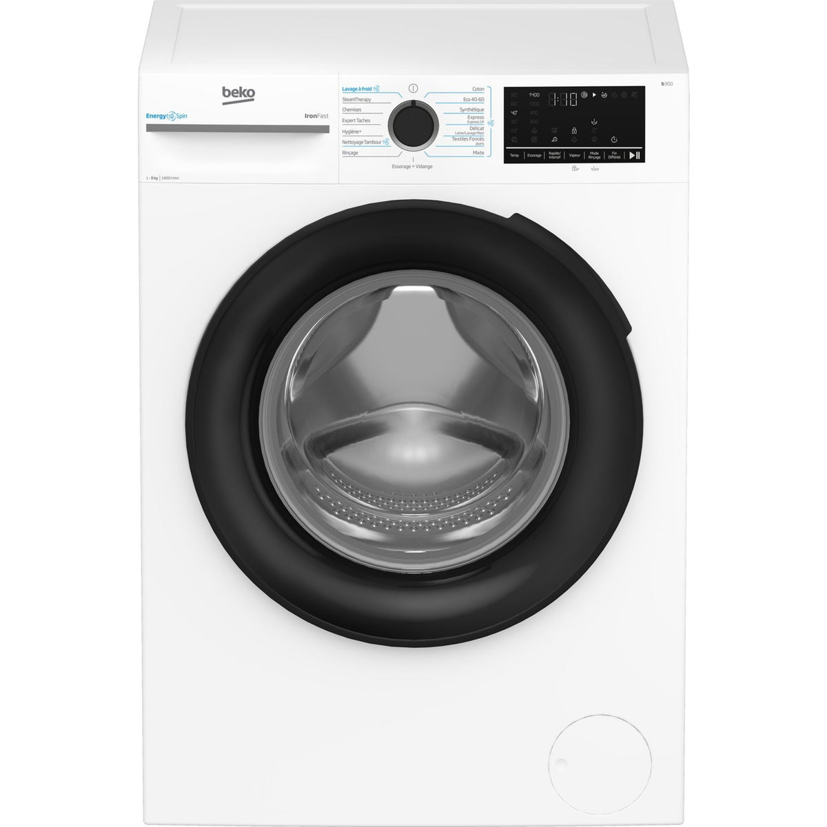 Lave linge hublot BEKO EnergySpin BM3WFU49411B
