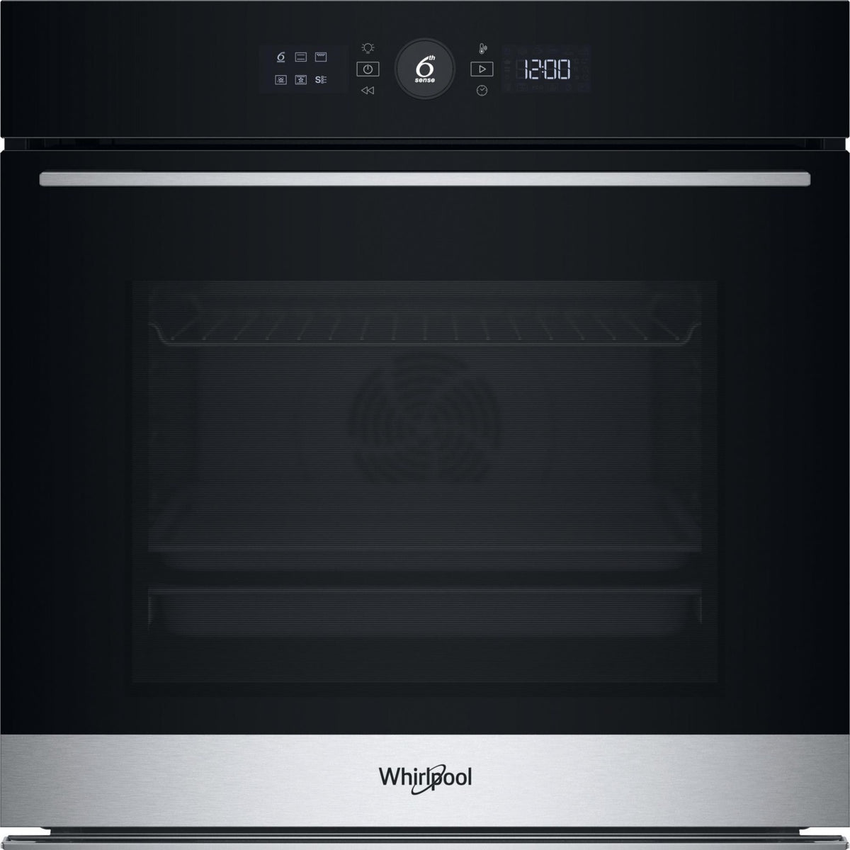 Four encastrable fonction vapeur WHIRLPOOL WOI5S8PM1SXAF - Pyrolyse - Chaleur tournante - Vapeur - Porte froide - Rails télescopiques