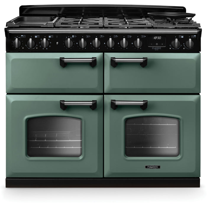 Piano de cuisson mixte FALCON NGC TAB MIX 110 CM VERT MINERAL CHROME