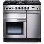 Piano de cuisson gaz FALCON PRODELUX90 MIXT INOX/CHROME