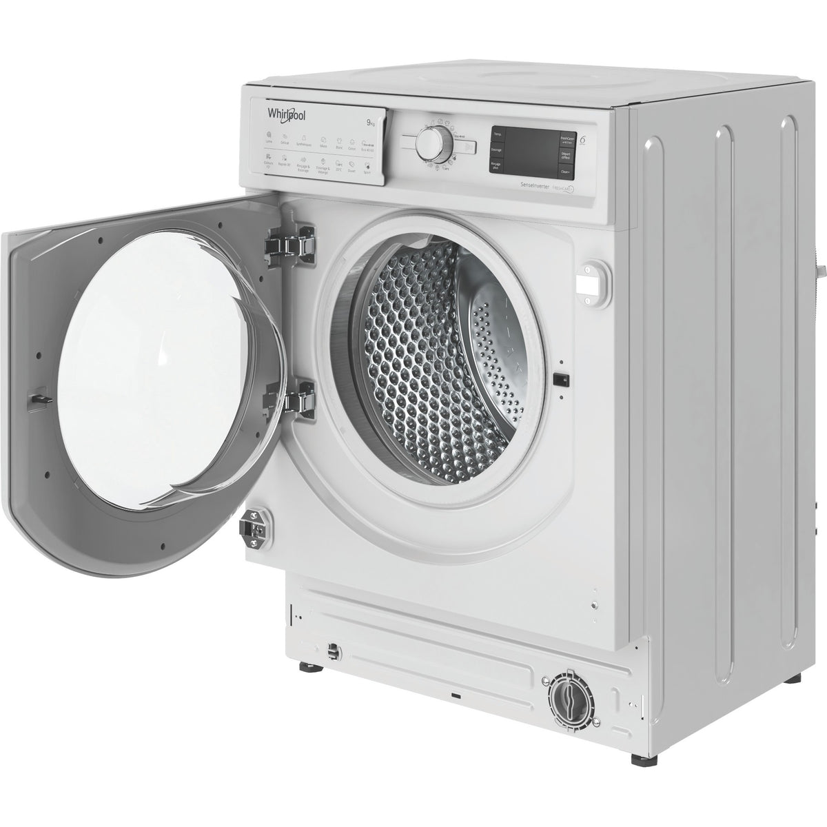 Lave linge hublot encastrable WHIRLPOOL BIWMWG9146FR - 9 kg - 1400 tr/min - Classe A - Moteur induction