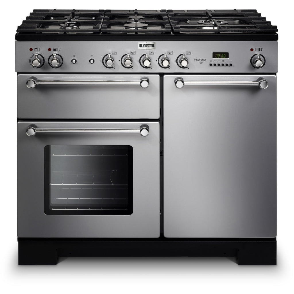 Piano de cuisson gaz FALCON KITCHENER 100 Mixte INOX CHROME