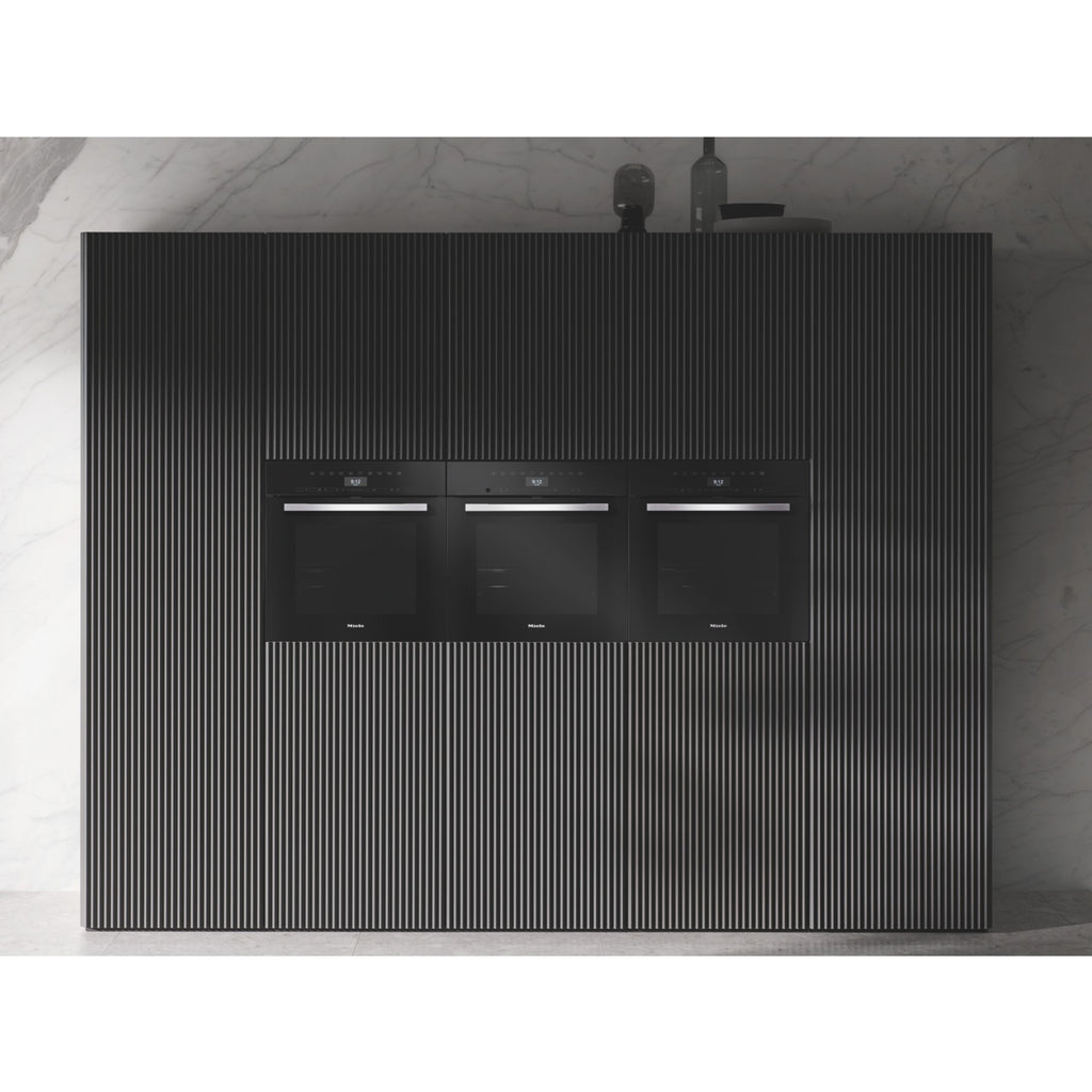 Four encastrable fonction vapeur MIELE H 7365 BP - Pyrolyse - Chaleur tournante - Combiné vapeur - Porte froide