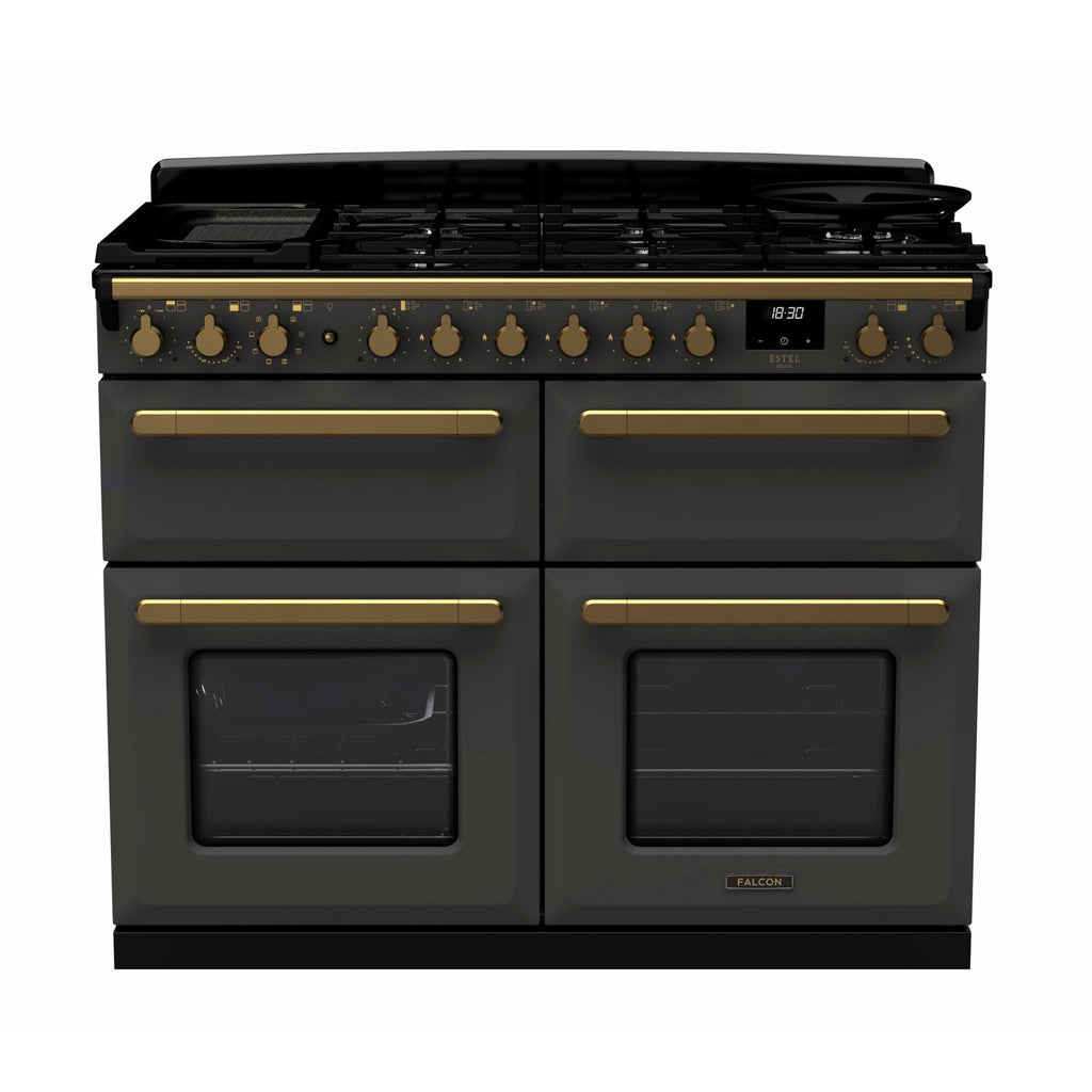 Piano de cuisson mixte FALCON ESTEL DELUXE BC TAB MIX 110 CM ARDOISE