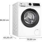Lave linge hublot BOSCH WGJ244ABFR - 9 kg - 1351 tr/min - Classe A - Moteur induction - Autodosage - Connecté