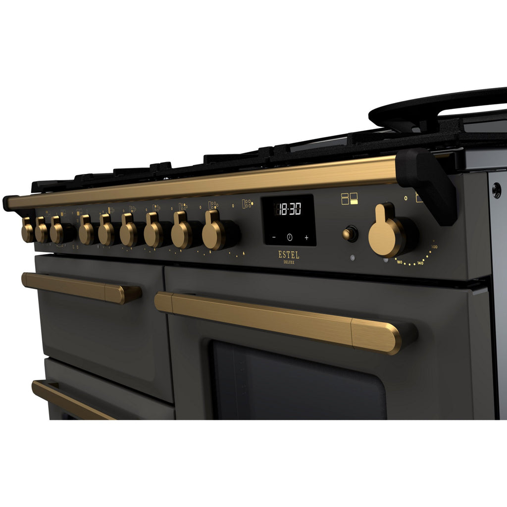 Piano de cuisson mixte FALCON ESTEL DELUXE OC TAB MIX 110 CM ARDOISE L