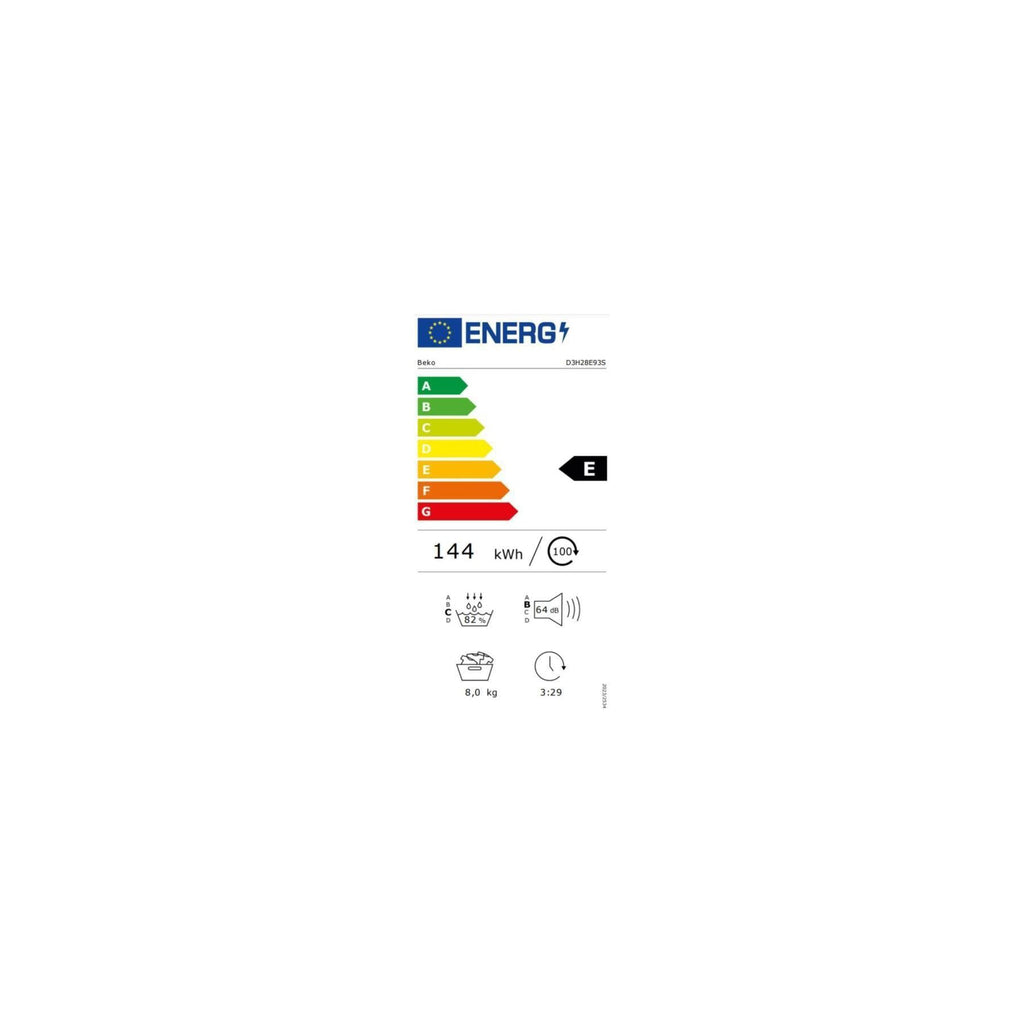 Sèche linge pompe à chaleur BEKO BEK8690842784309