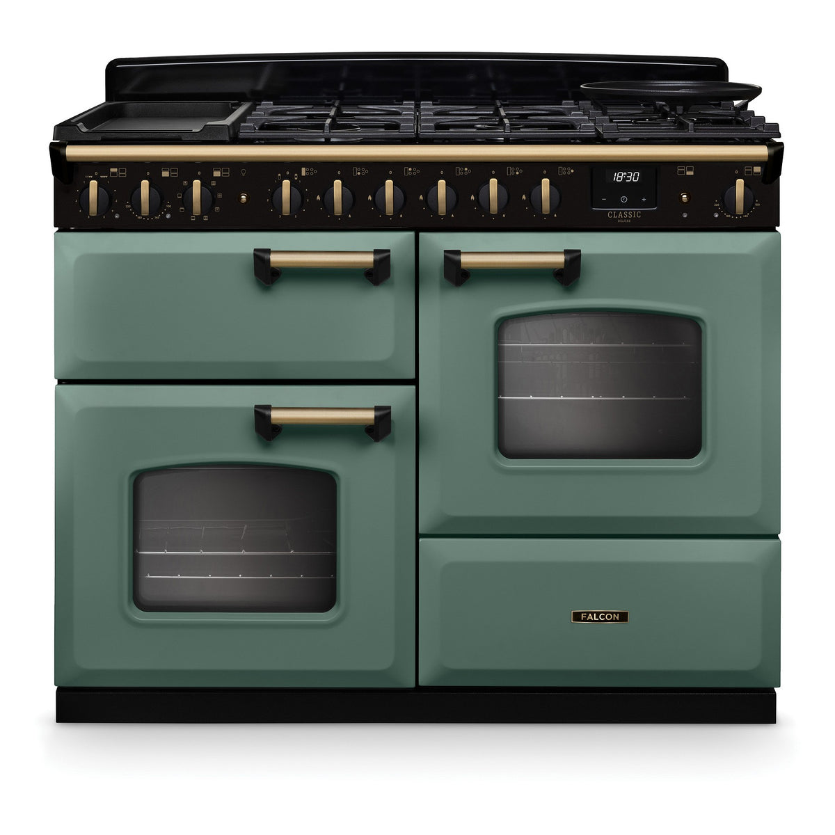 Piano de cuisson mixte FALCON NGC TAB MIX 110 CM VERT MINERAL LAITON A
