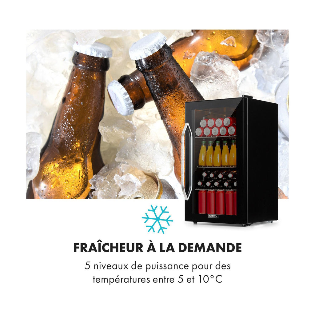 Réfrigérateur top KLARSTEIN Beersafe XXL 80L - Noir