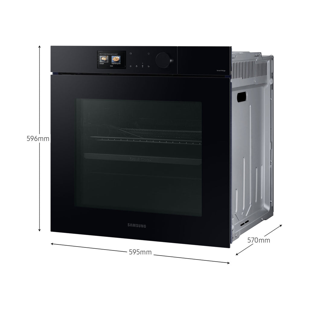 Four encastrable SAMSUNG NV7B7997AAK - Pyrolyse - Chaleur pulsée - Vapeur - Double cavité - Bespoke AI Série 7