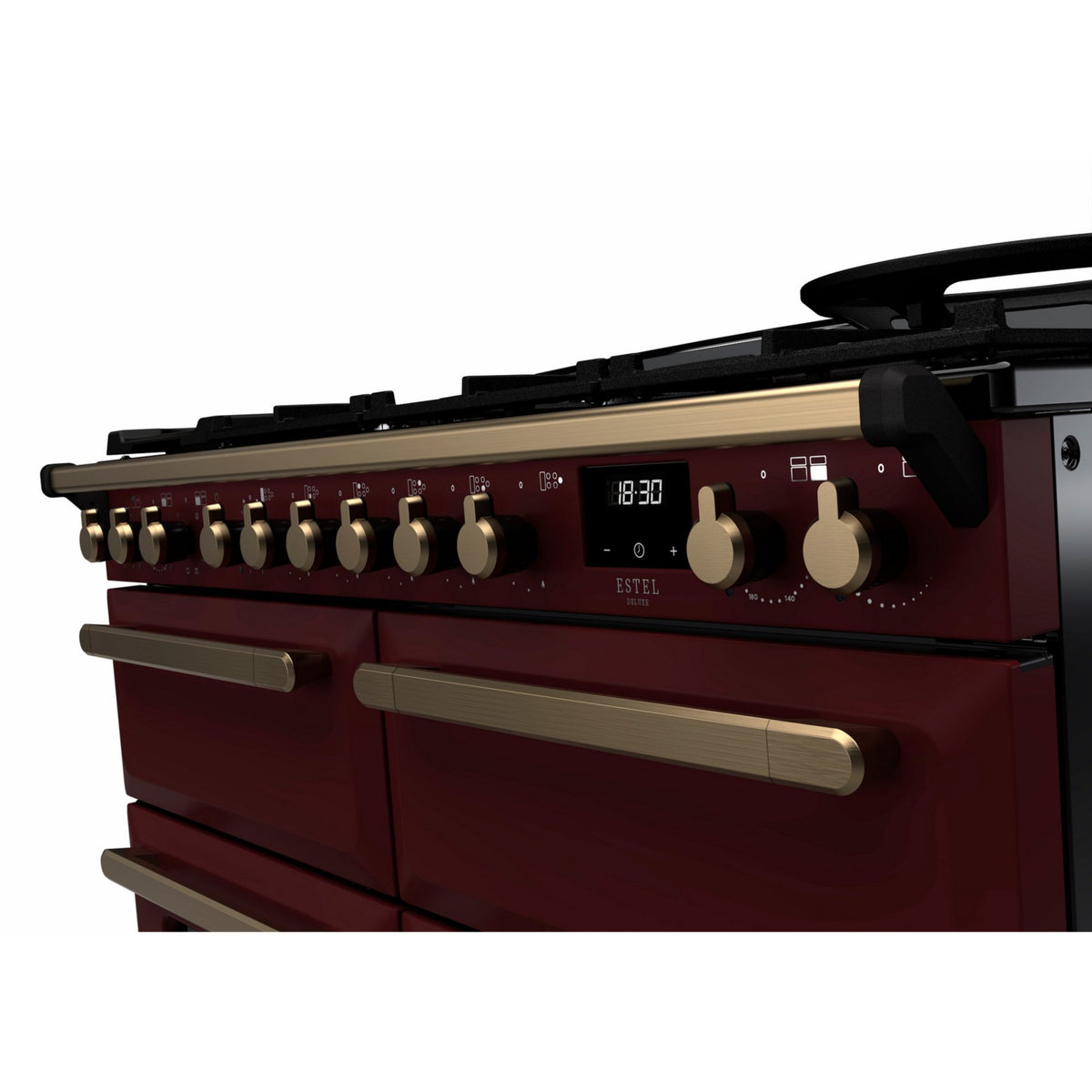 Piano de cuisson mixte FALCON ESTEL DELUXE BC TAB MIX 110 CM BORDEAUX