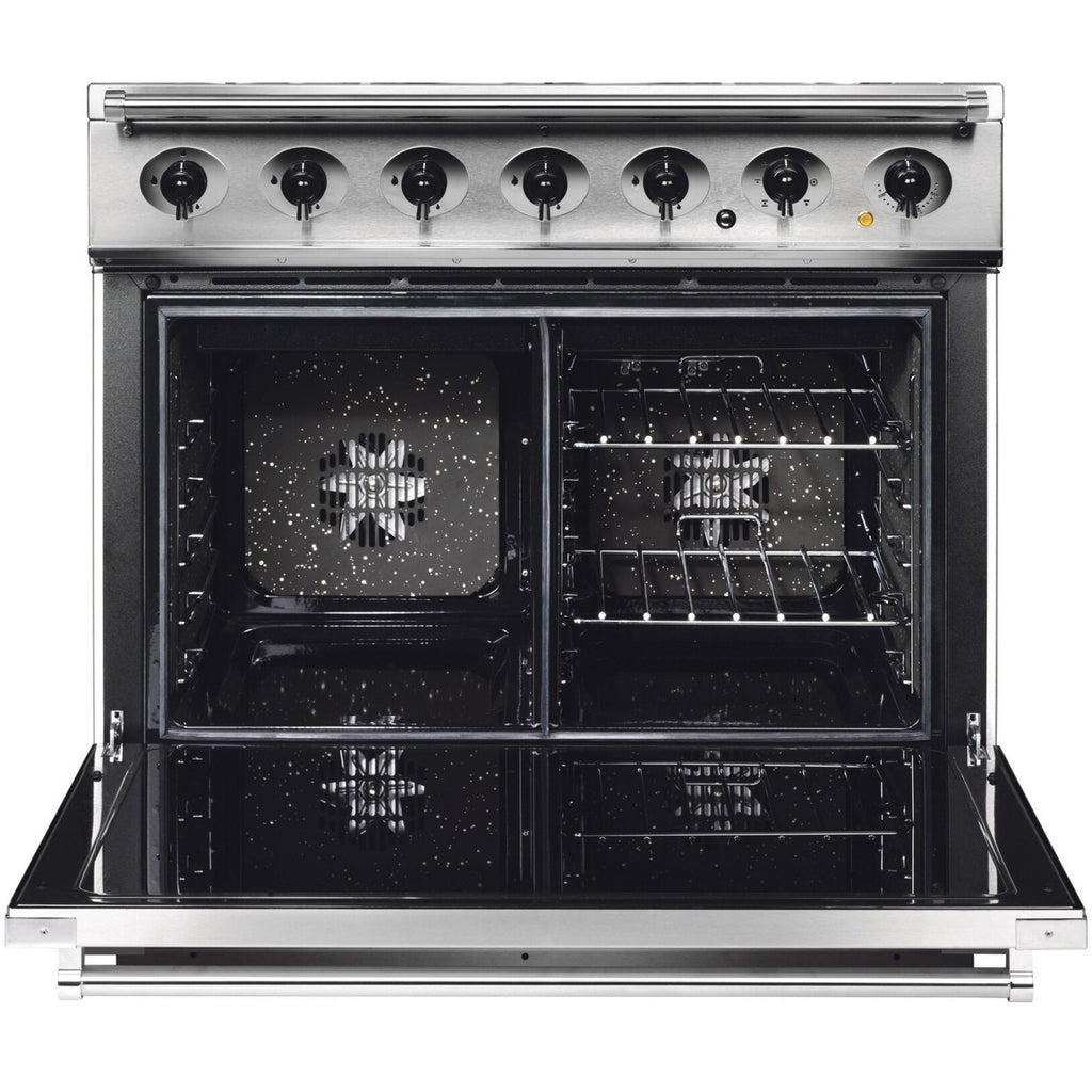 Piano de cuisson induction FALCON Semi Pro 900S 90 BLANC NICKEL BROSSÉ