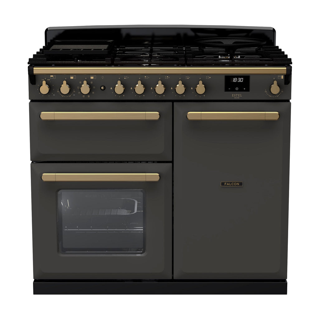 Piano de cuisson gaz FALCON ESTEL DELUXE TAB GAZ 100 CM ARDOISE LAIT