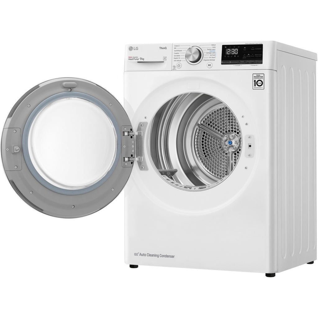 Sèche linge pompe à chaleur LG RH9V50WH