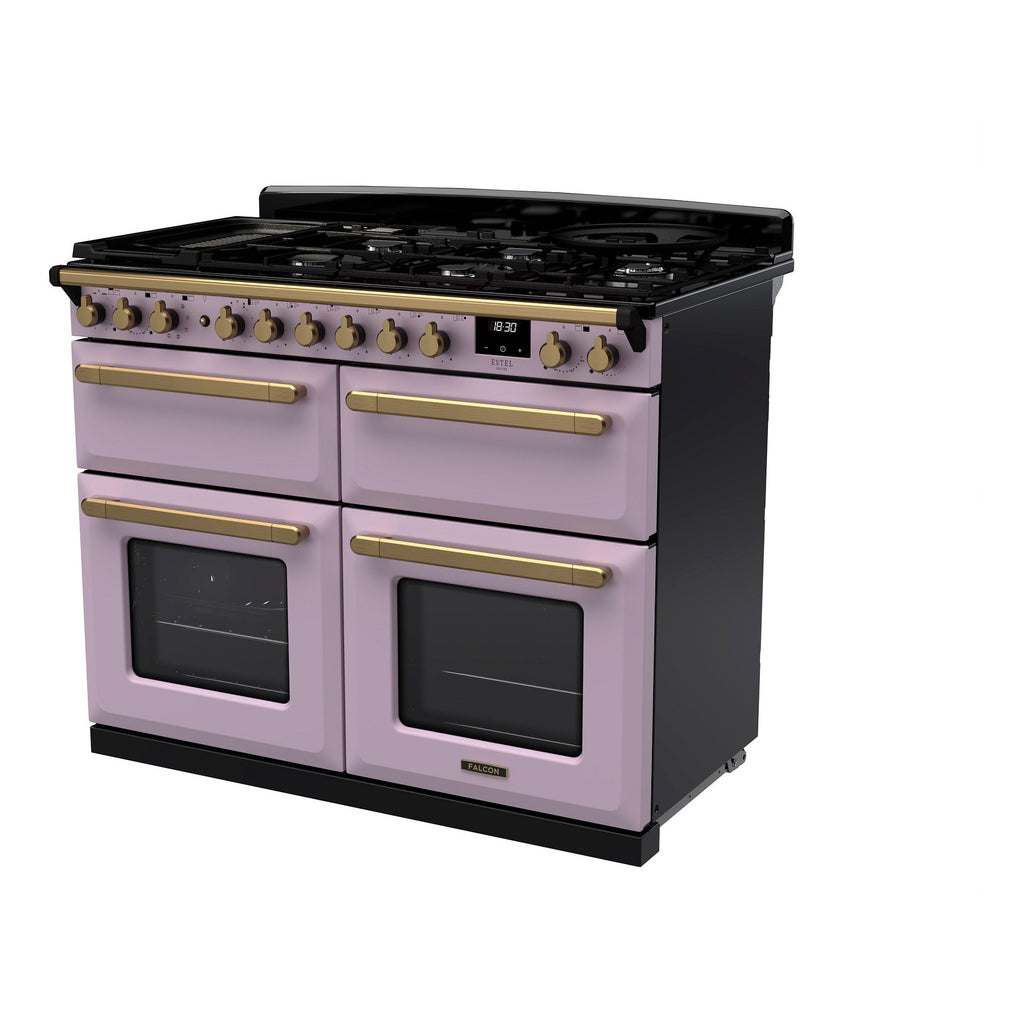 Piano de cuisson gaz FALCON ESTEL DELUXE TAB GAZ 100 CM PARME LAITON